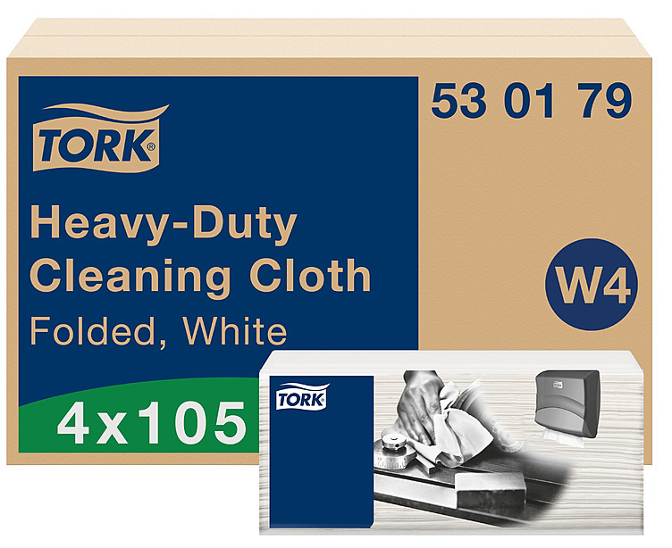 Rengjøringsklut extra sterk w4 35.5 x 41.5cm  105stk