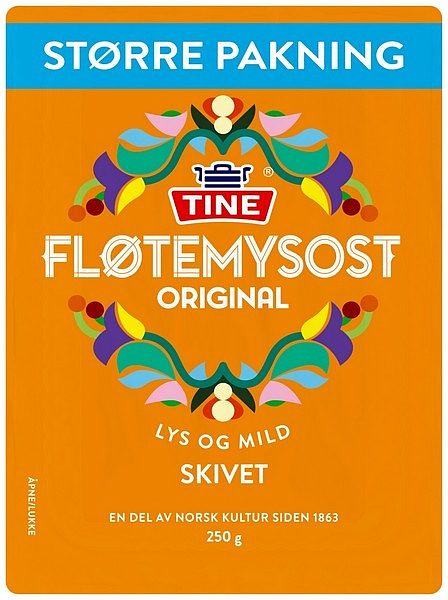 Fløtemysost skivet 250g