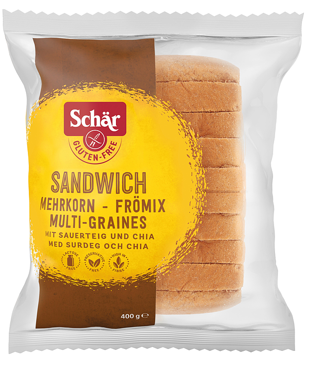 Sandwich frømix chia glutenfri 400g
