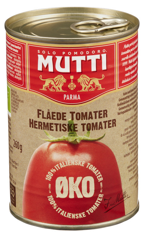 Tomater hele øko 400g