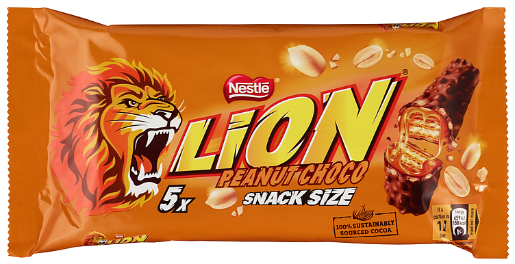 Lion peanut snack size 5-pk  155g