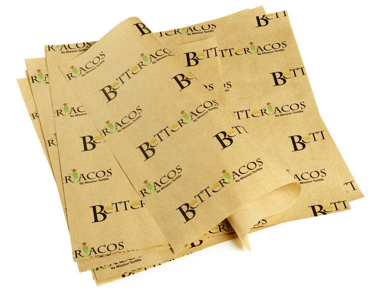 Hot wrap papir 39x39cm 600stk