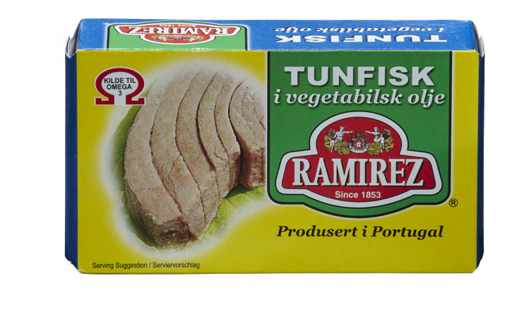 Tunfisk i vegetabilsk olje 120g