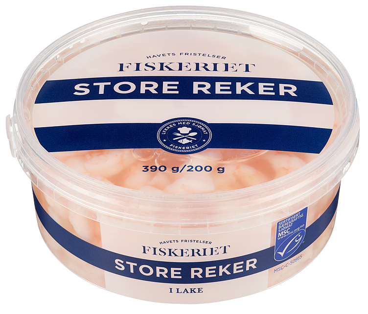 Reker i lake, store   200g