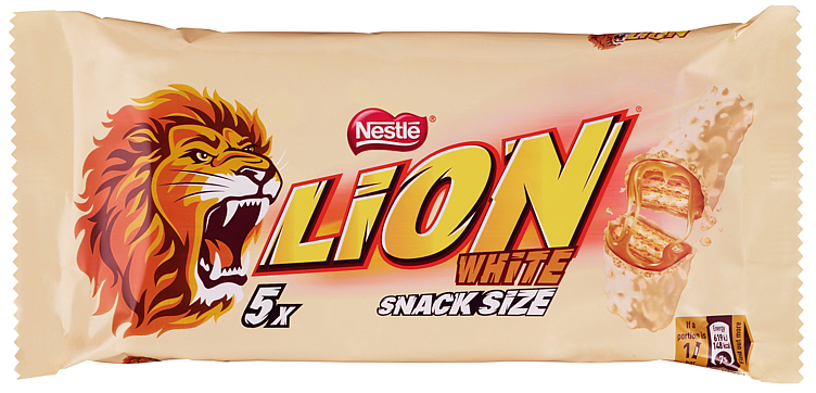 Lion white snack size 5-pk  150g