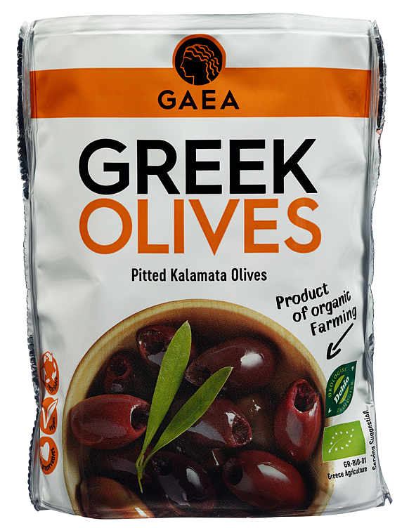 Organic olives pitted kalamata 150g