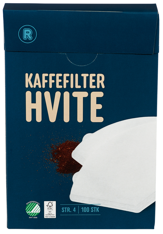 Kaffefilter str 4  100stk