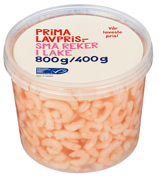 Prawns in brine 400g
