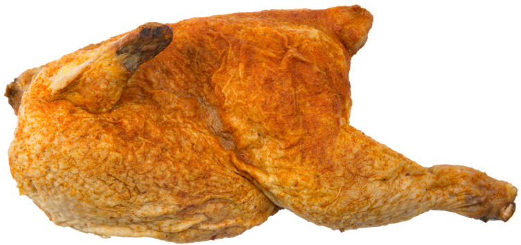 Grillet kylling delt i to 10xca500g 5kg