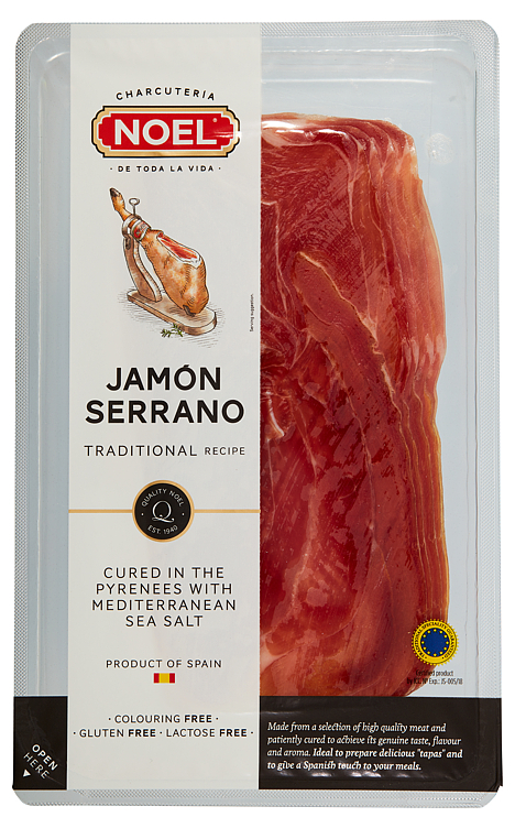 Serrano 9mnd skivet   80g
