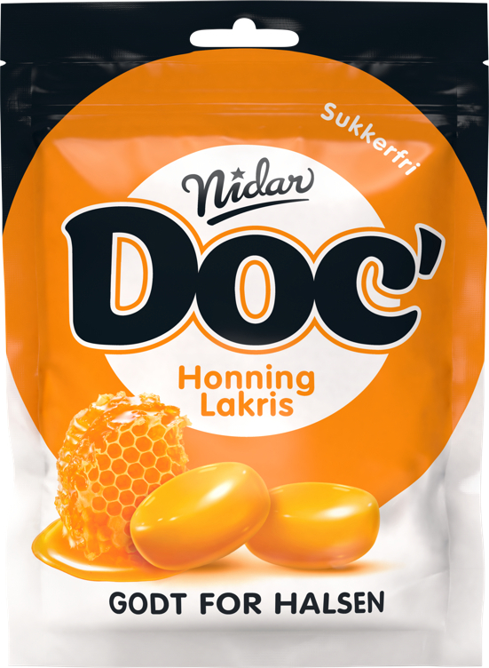 Doc honning-lakris sukkerfri   50g