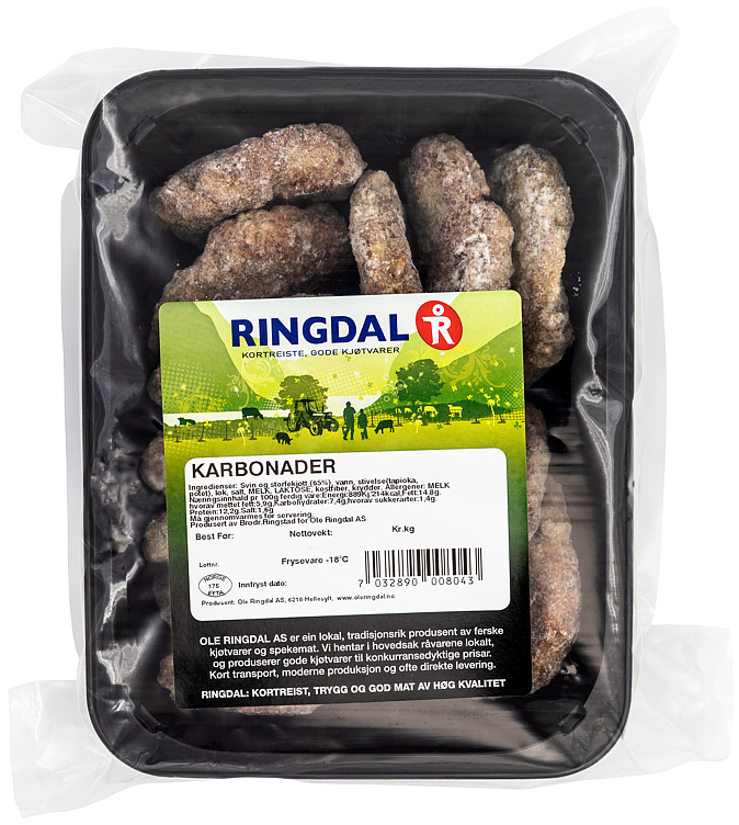 Karbonadekaker frys 800g