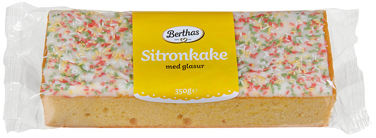 Sitronkake m/glasur  350g