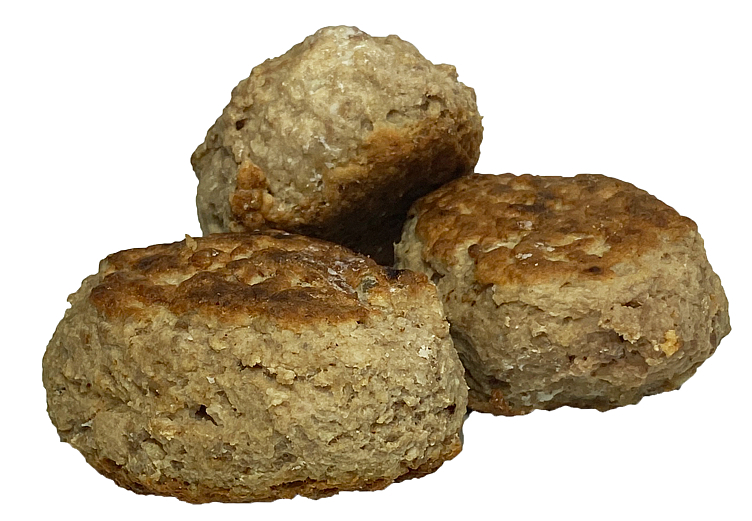 Kjøttkaker håndformet/stekt 60g  2,4 kg