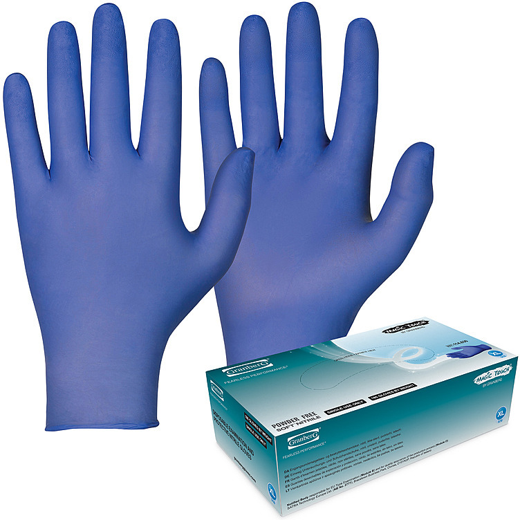 Engangshanske nitril indigo blå l   200stk