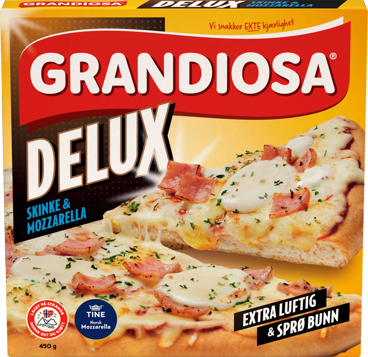 Delux skinke & mozzarella   450g