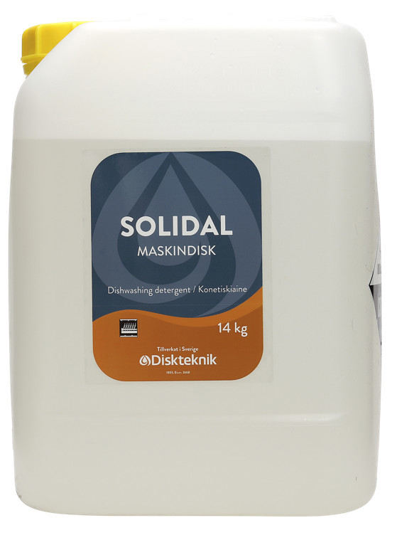 Machine dishwashing detergent liquid solidal  10l
