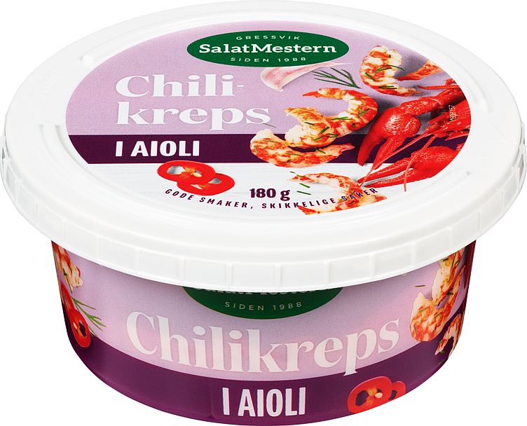 Chilikreps i aioli  180g