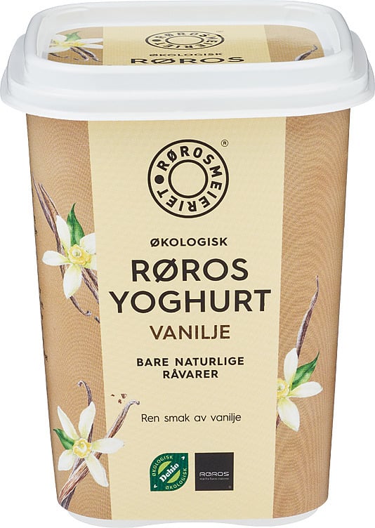 Øko røros yoghurt vanilje  470g