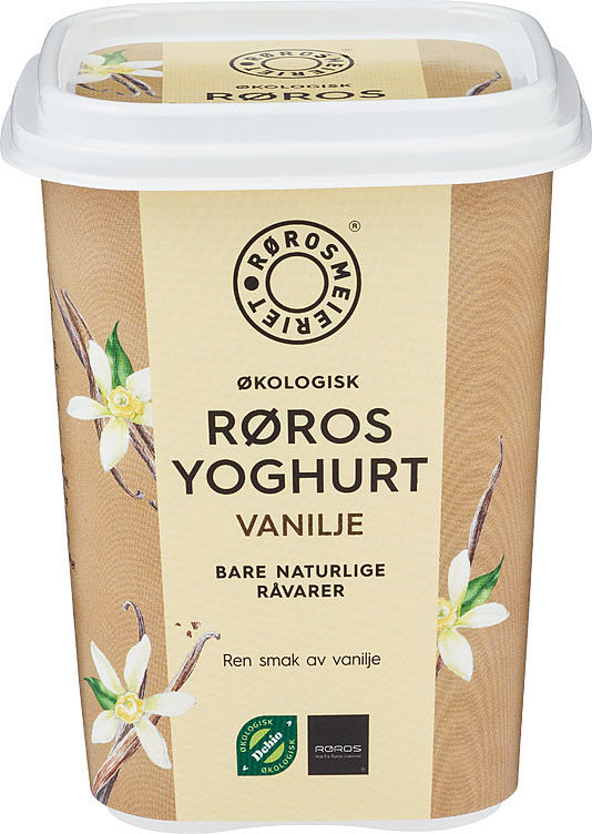 Øko røros yoghurt vanilje  470g
