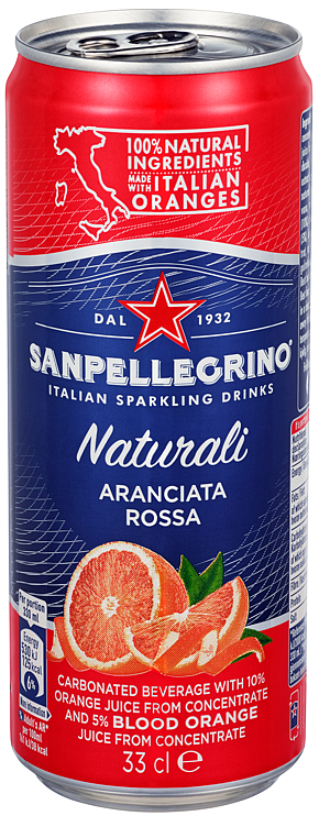 San pellegrino aranciata rossa slim bx 24x33cl