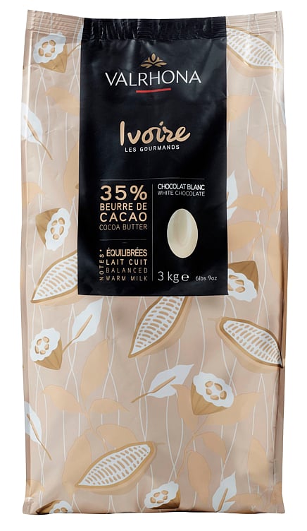 Sjokolade hvit ivoire 35% 3kg