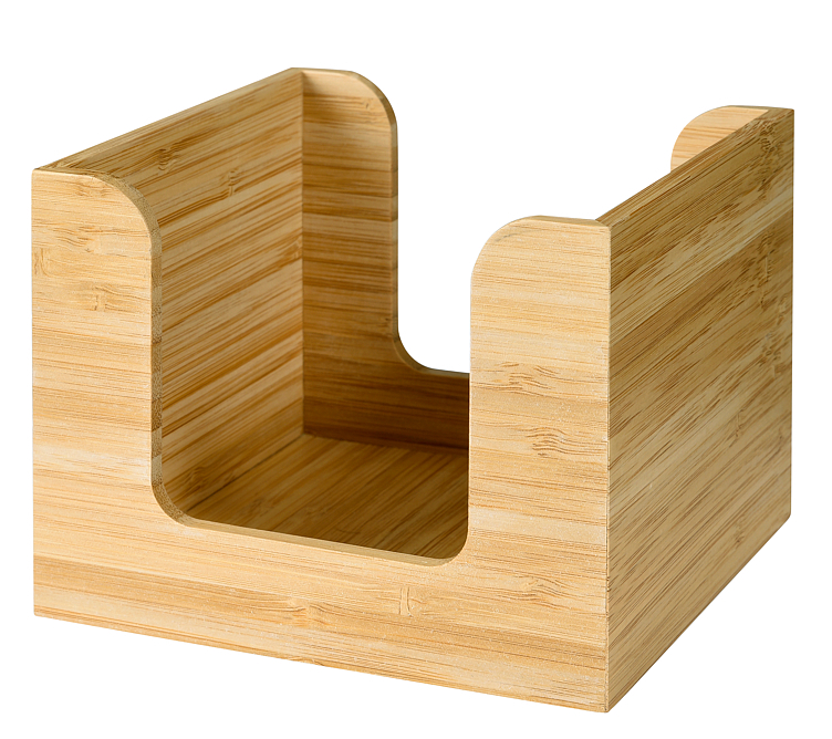 Borddispenser bamboo small 13x13cm  1stk