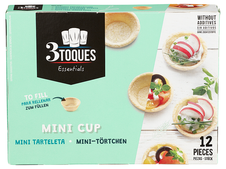 Cocktail tarteletter 12stk