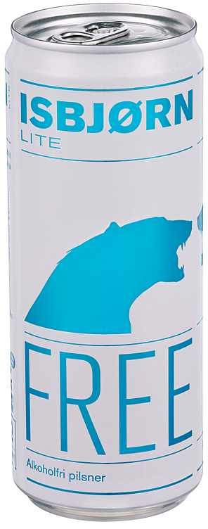 Isbjørn lite free bx  24x33cl
