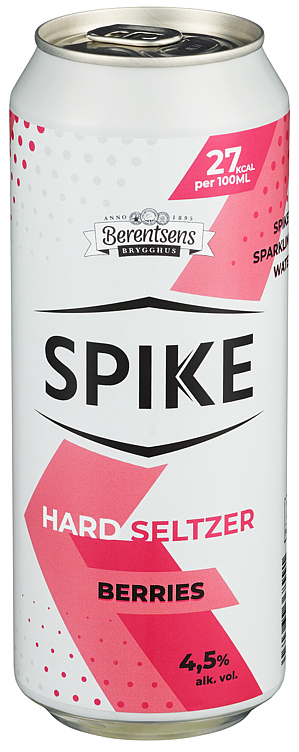 Spike berries hard seltzer   4,5%   24x50cl