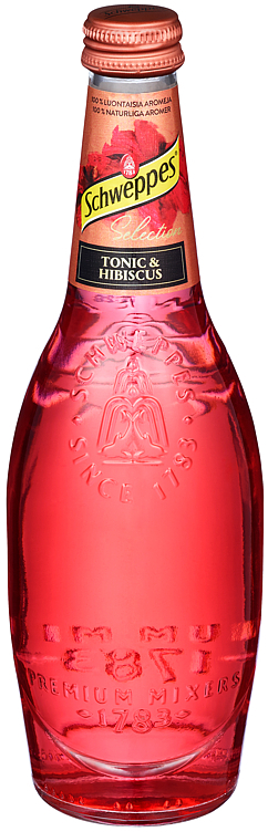 Schweppes sel tonic hibiscus   12x45cl