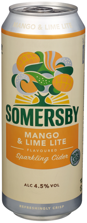 Somersby mango lime lite cider 4,5% 24x50cl