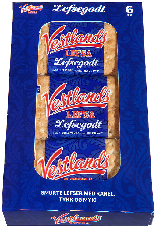 Lefser kanel singelpakkede   345g