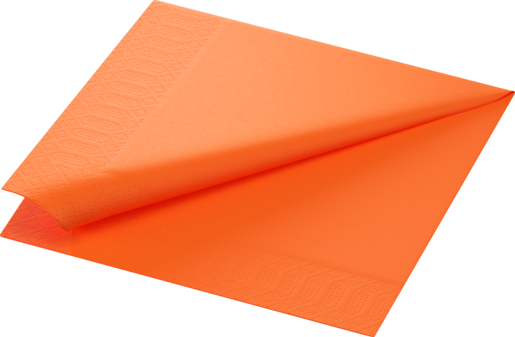 Serviett sun orange 3l 40cm 125stk