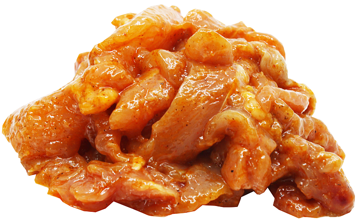 Kyllingkjøtt kryddermarinert strimlet 1,2kg