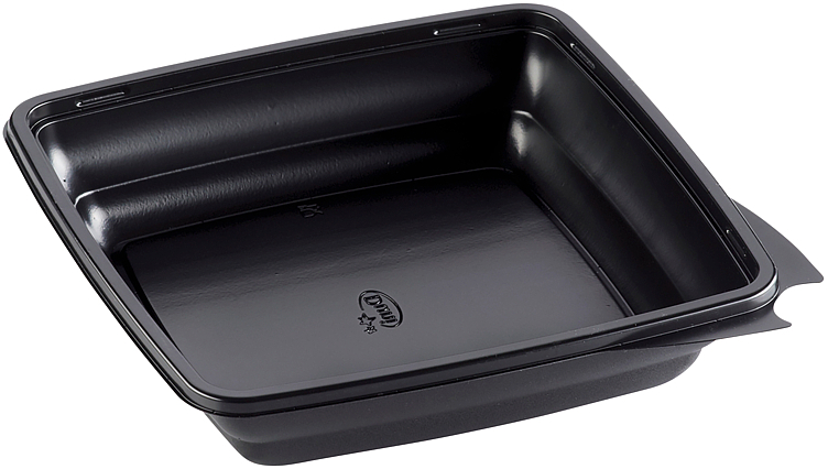 Måltidsskål gourmet boks 4-kant 450x1000ml