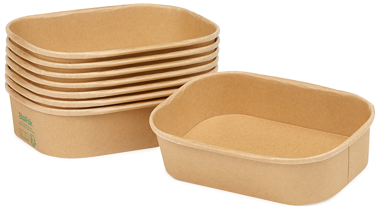 Box brick medium pap/pla brun 500ml 50stk