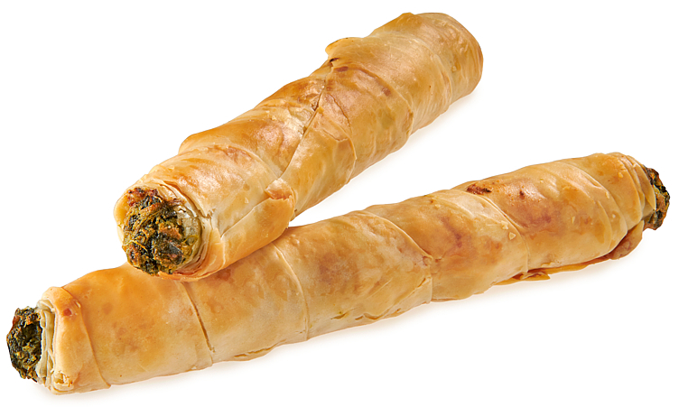 Børek w/spinach and feta cheese   100x100g