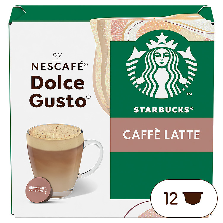 Starbucks caffe latte  12x121,2g