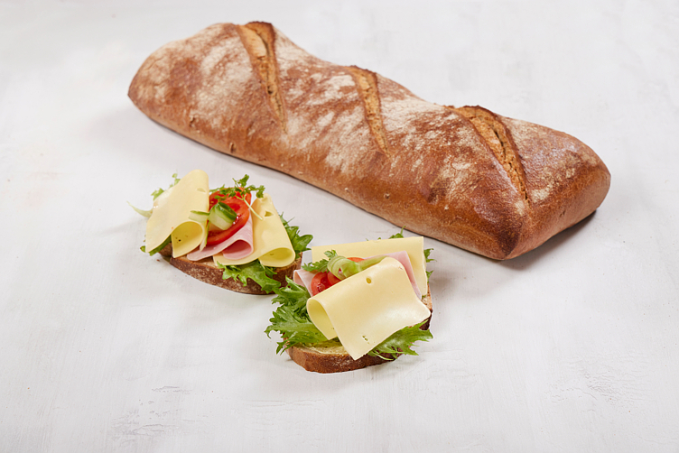 Buffetbrød stort halvgrovt   6x1400g