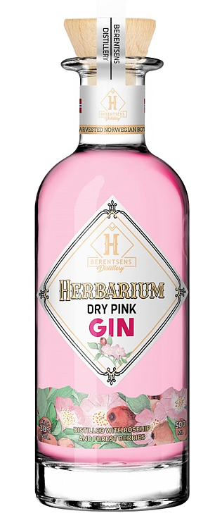 Herbarium dry pink gin  38%    50cl
