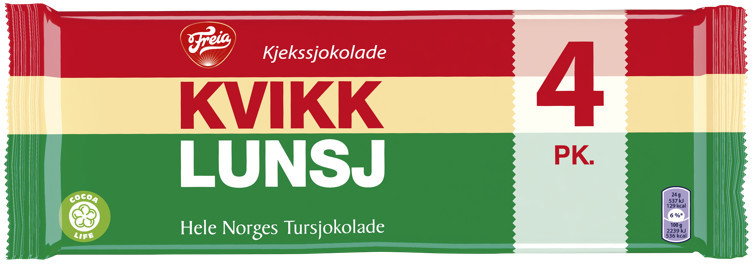 Kvikk lunsj 4pk 188g