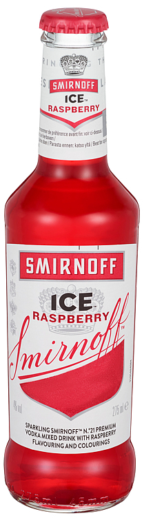 Smirnoff ice raspberry fl   4%   24x27,5cl