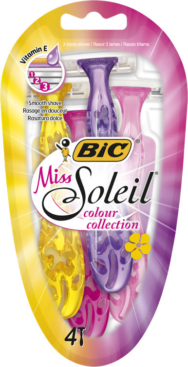 Barberhøvel miss soleil color   4stk