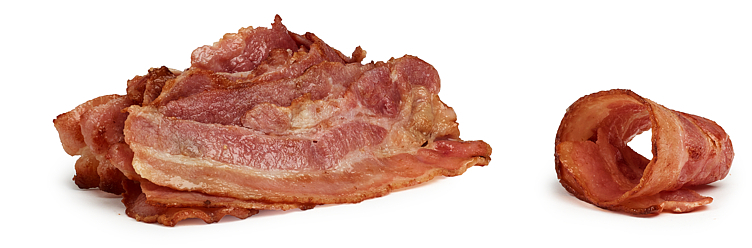 Bacon stekt skiver   1kg månedspris