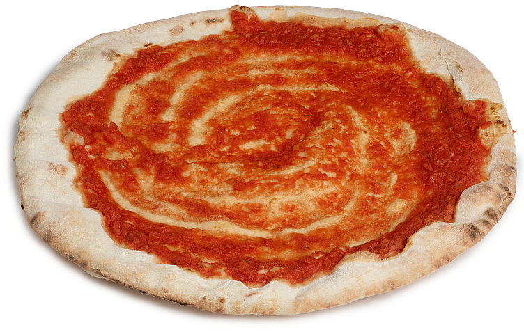 Stenovnsbakt pizzabunn m/saus 30cm  3x3720g
