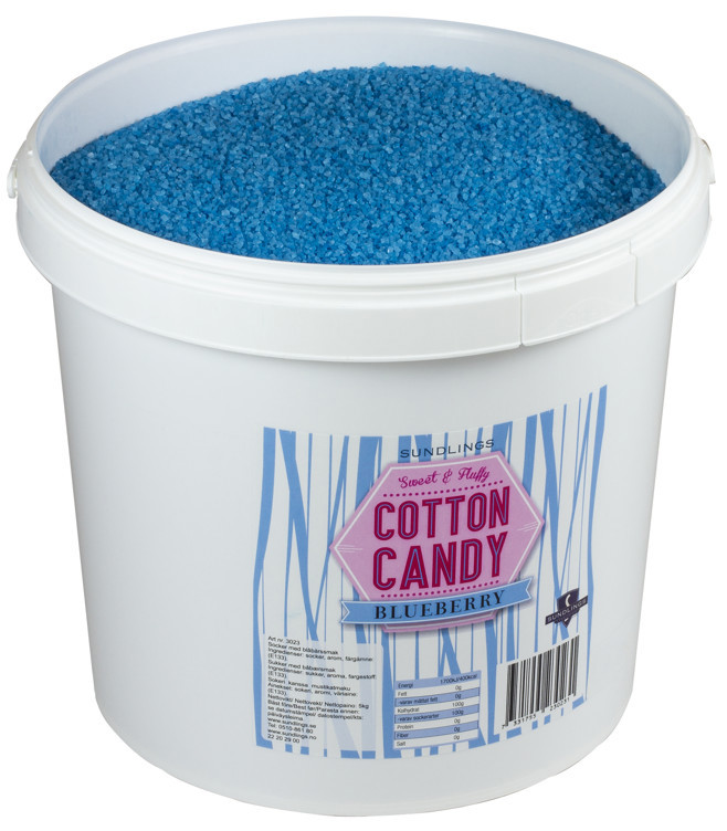 Cotton candy sugar blueberry   5kg