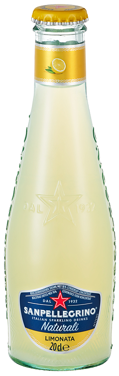San pellegrino limonata glassflaske 24x20cl