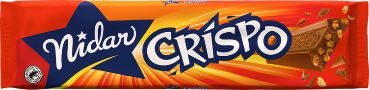 Crispo large chocolate bar   155g