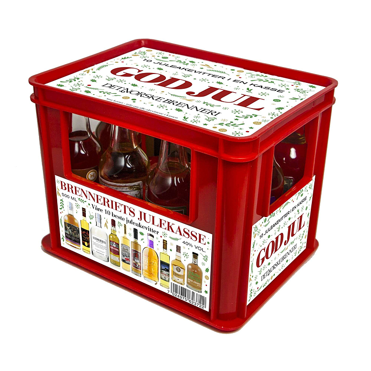 Brenneriets julekasse 40% 10x5cl